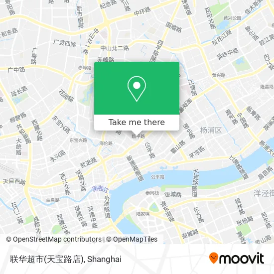 联华超市(天宝路店) map