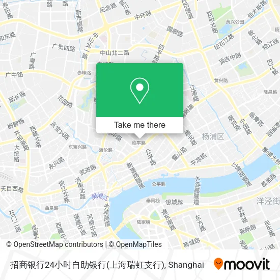 招商银行24小时自助银行(上海瑞虹支行) map