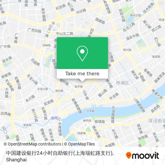 中国建设银行24小时自助银行(上海瑞虹路支行) map