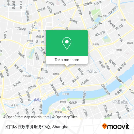 虹口区行政事务服务中心 map