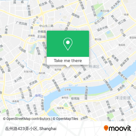 岳州路423弄小区 map
