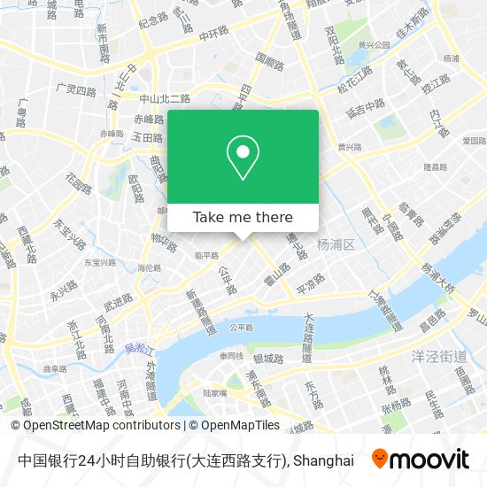 中国银行24小时自助银行(大连西路支行) map