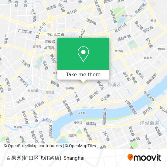 百果园(虹口区飞虹路店) map