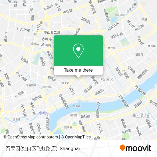百果园(虹口区飞虹路店) map