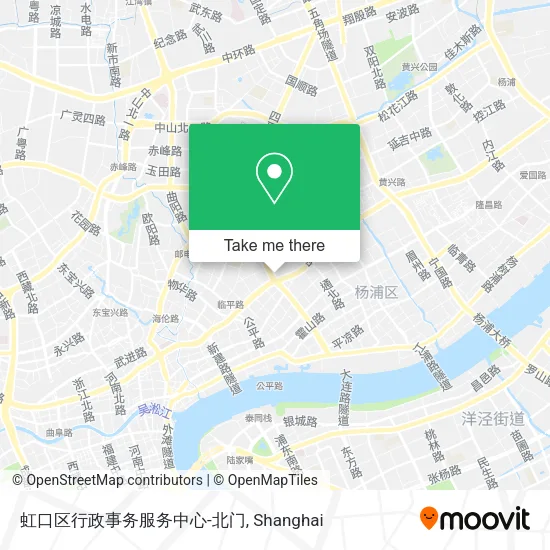 虹口区行政事务服务中心-北门 map