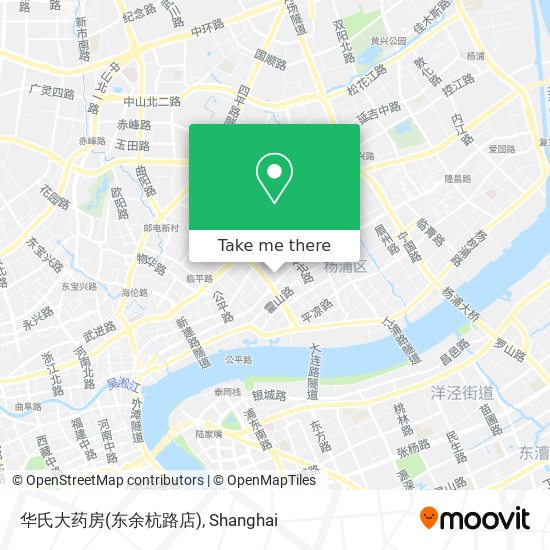 华氏大药房(东余杭路店) map