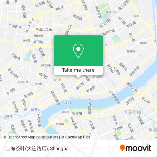 上海茶叶(大连路店) map