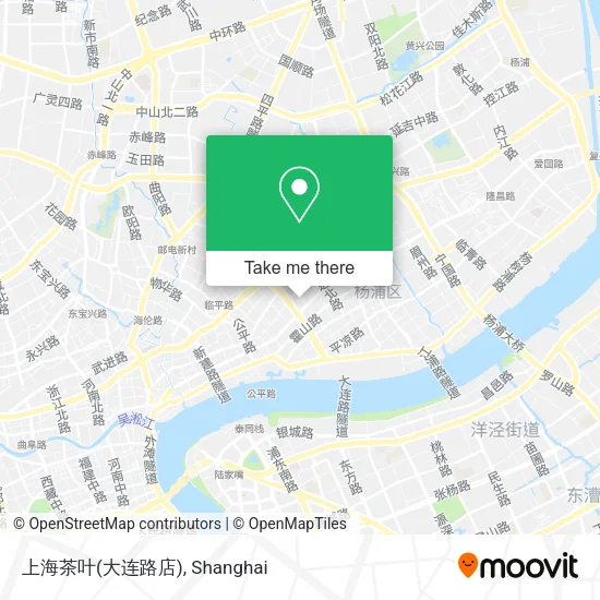 上海茶叶(大连路店) map