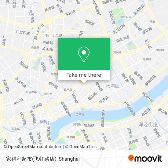 家得利超市(飞虹路店) map