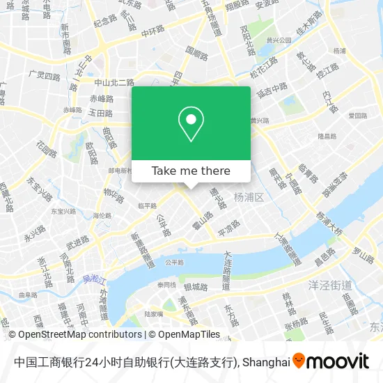 中国工商银行24小时自助银行(大连路支行) map