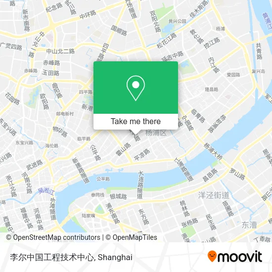 李尔中国工程技术中心 map
