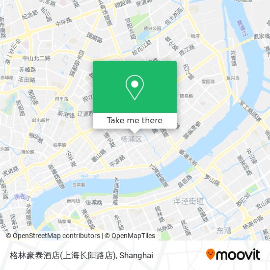 格林豪泰酒店(上海长阳路店) map