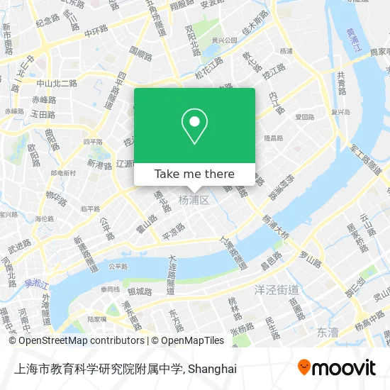 上海市教育科学研究院附属中学 map