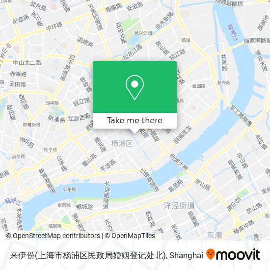 来伊份(上海市杨浦区民政局婚姻登记处北) map