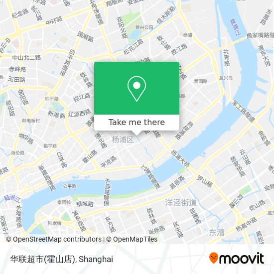 华联超市(霍山店) map