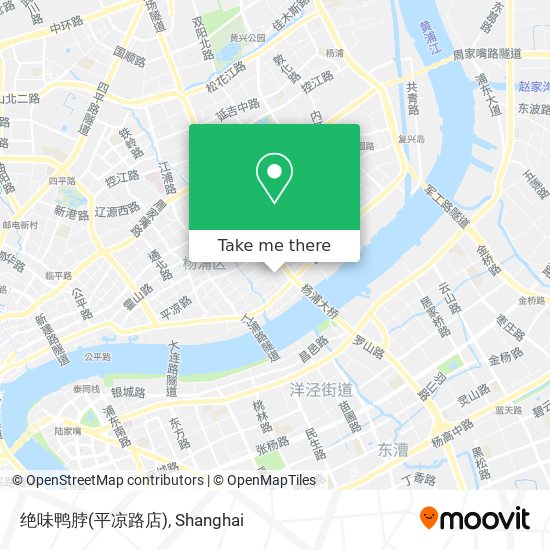 绝味鸭脖(平凉路店) map