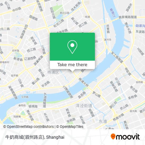 牛奶商城(眉州路店) map