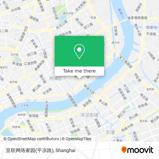 亚联网络家园(平凉路) map
