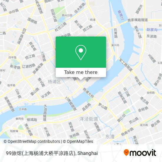 99旅馆(上海杨浦大桥平凉路店) map