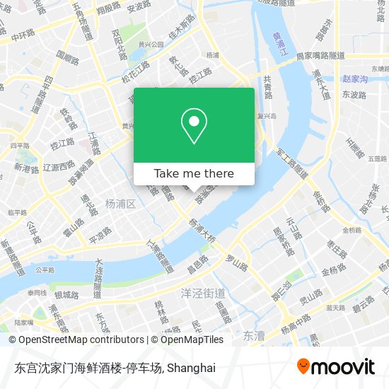 东宫沈家门海鲜酒楼-停车场 map
