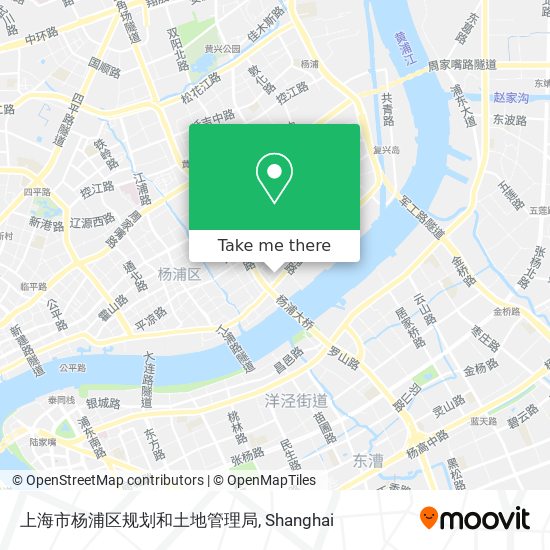 上海市杨浦区规划和土地管理局 map