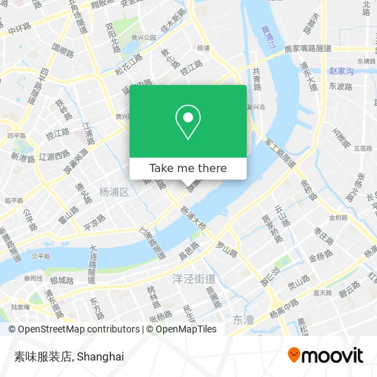 素味服装店 map