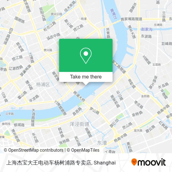 上海杰宝大王电动车杨树浦路专卖店 map