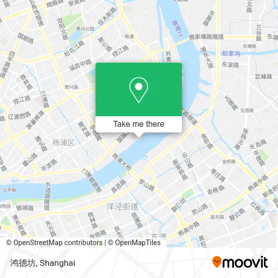 鸿德坊 map