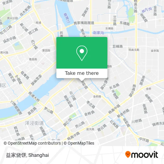 益家烧饼 map