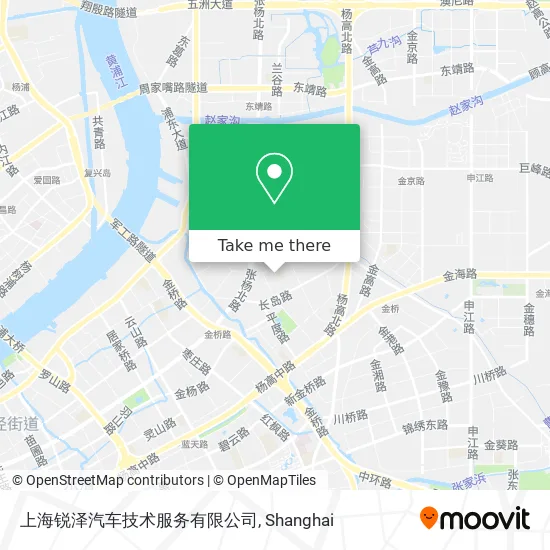 上海锐泽汽车技术服务有限公司 map
