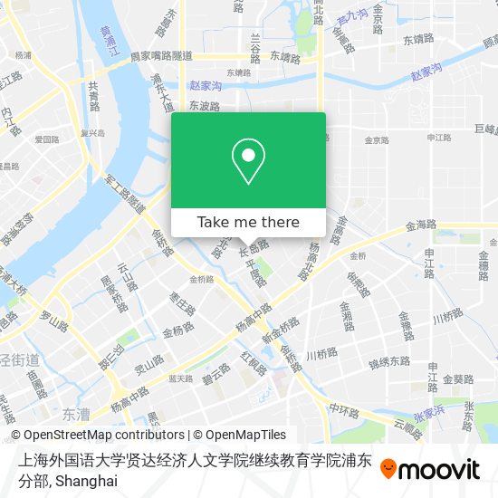 上海外国语大学贤达经济人文学院继续教育学院浦东分部 map