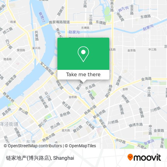链家地产(博兴路店) map