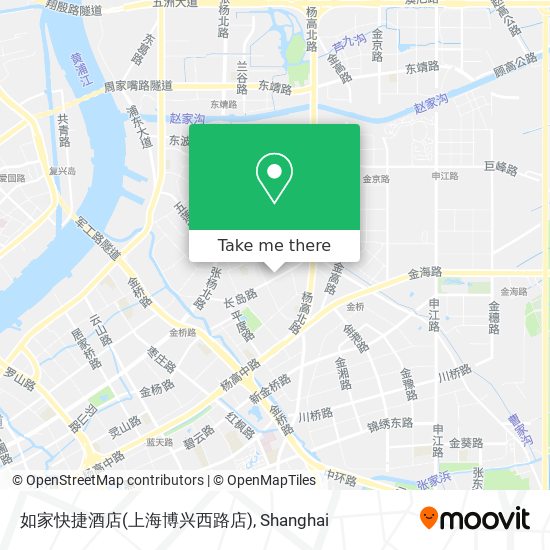 如家快捷酒店(上海博兴西路店) map