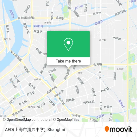 AED(上海市浦兴中学) map