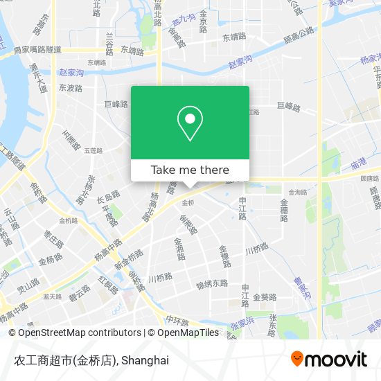 农工商超市(金桥店) map