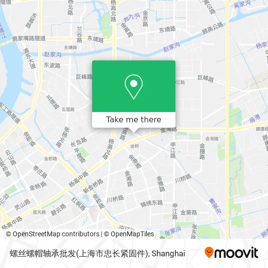 螺丝螺帽轴承批发(上海市忠长紧固件) map