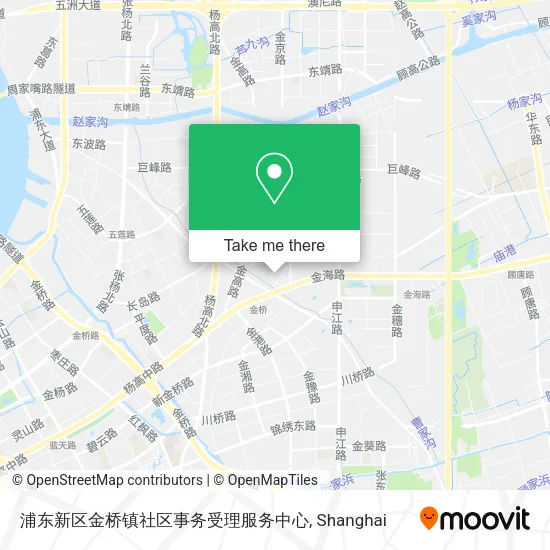 浦东新区金桥镇社区事务受理服务中心 map