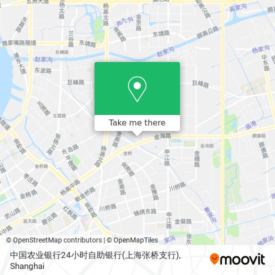 中国农业银行24小时自助银行(上海张桥支行) map