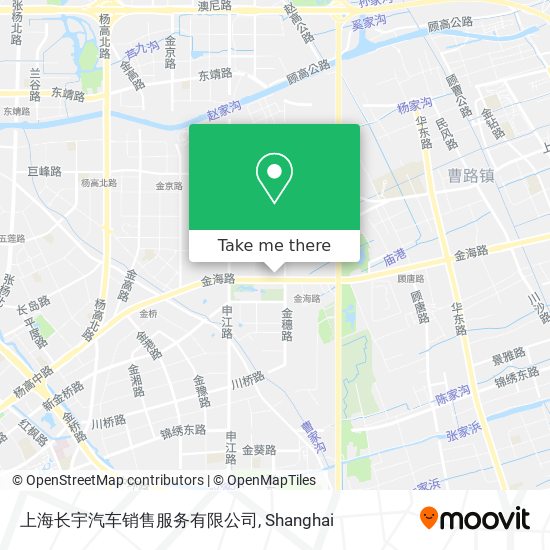 上海长宇汽车销售服务有限公司 map