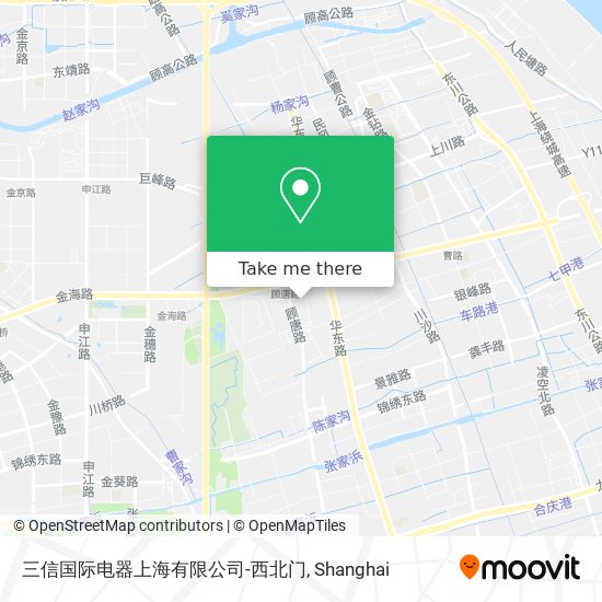 三信国际电器上海有限公司-西北门 map