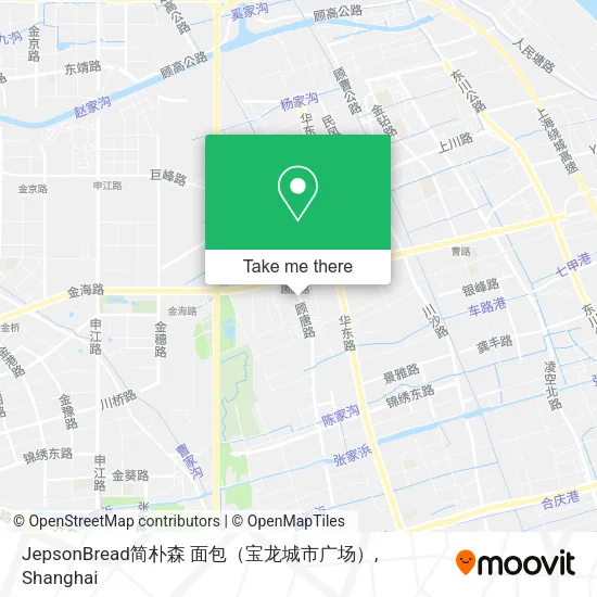 JepsonBread简朴森 面包（宝龙城市广场） map