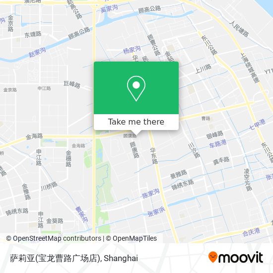 萨莉亚(宝龙曹路广场店) map