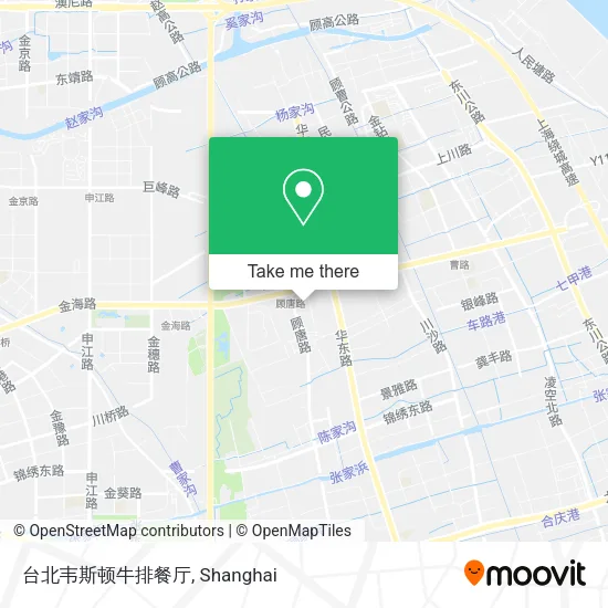 台北韦斯顿牛排餐厅 map