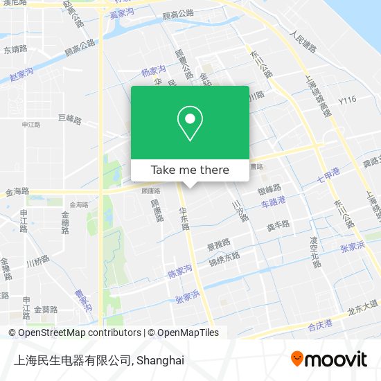 上海民生电器有限公司 map