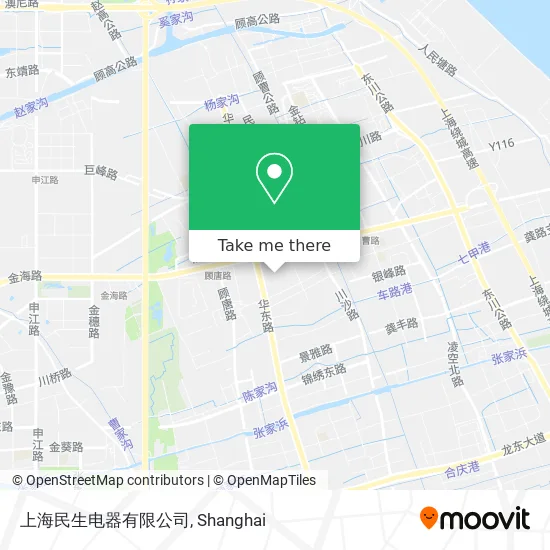 上海民生电器有限公司 map
