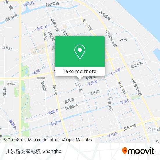川沙路秦家港桥 map