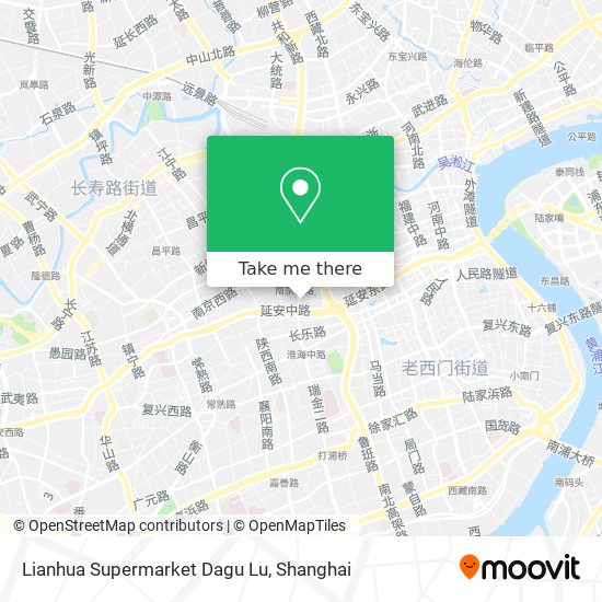 Lianhua Supermarket Dagu Lu map