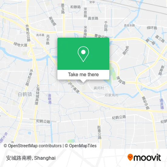 安城路南桥 map