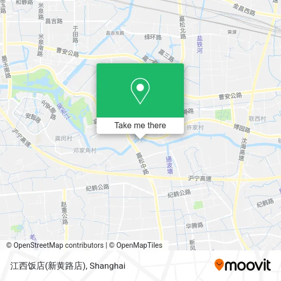 江西饭店(新黄路店) map