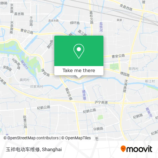 玉祥电动车维修 map